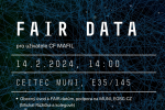 Vzdělávací kurz - FAIR data pro uživatele CF MAFIL